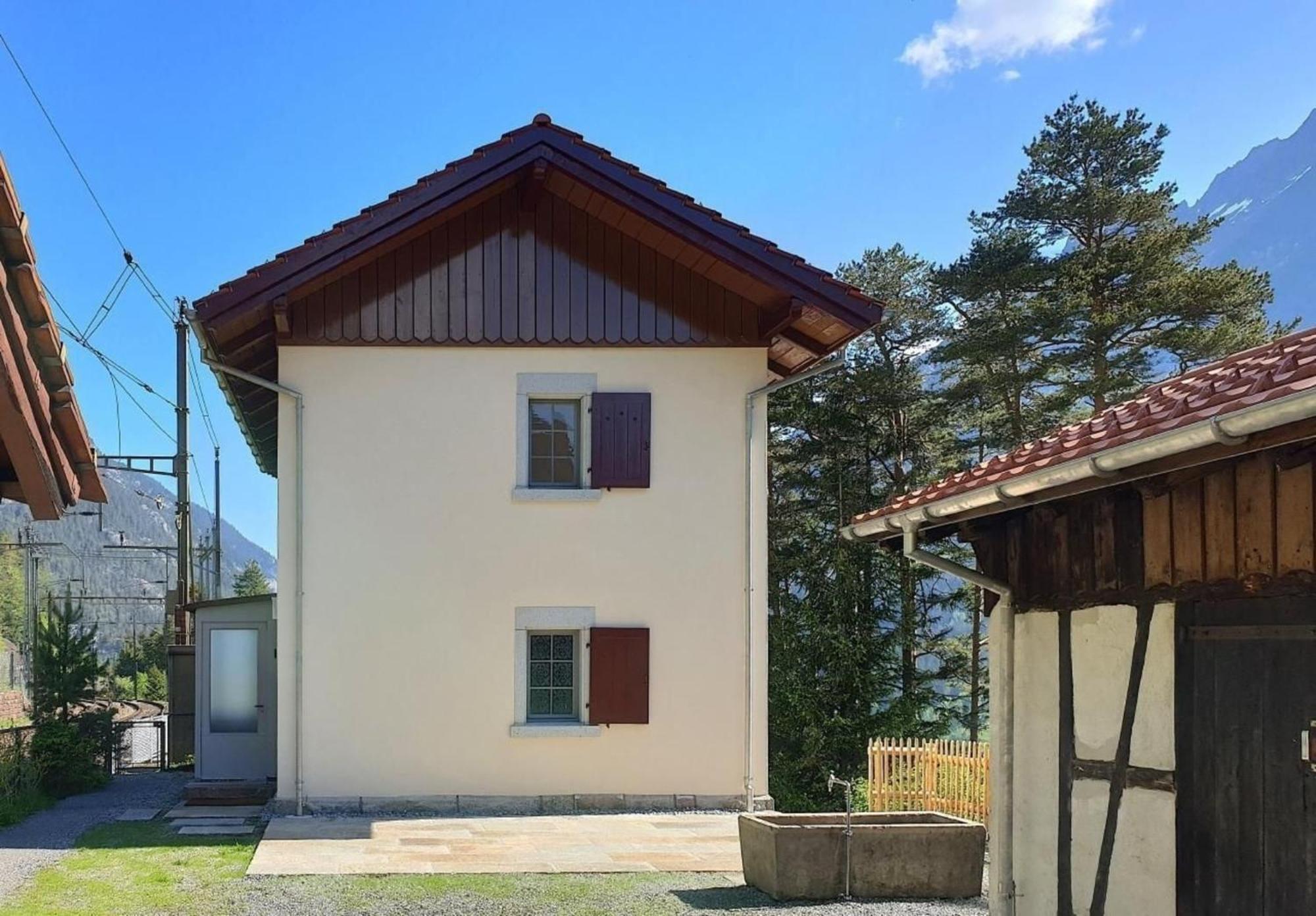 Bahnwaerterhaus Eggwald Villa Wassen Eksteriør billede